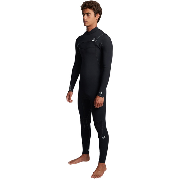 2019 Billabong Maschile Furnace Ultra 4/3mm Chest Zip Muta Q44m02 Nero