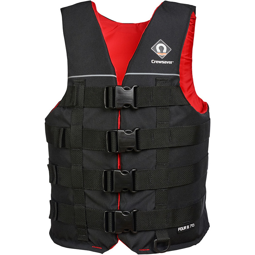 Crewsaver Bambino Four B 70N Aiuto Al Galleggiamento / Gilet Da Sci Black 2975J