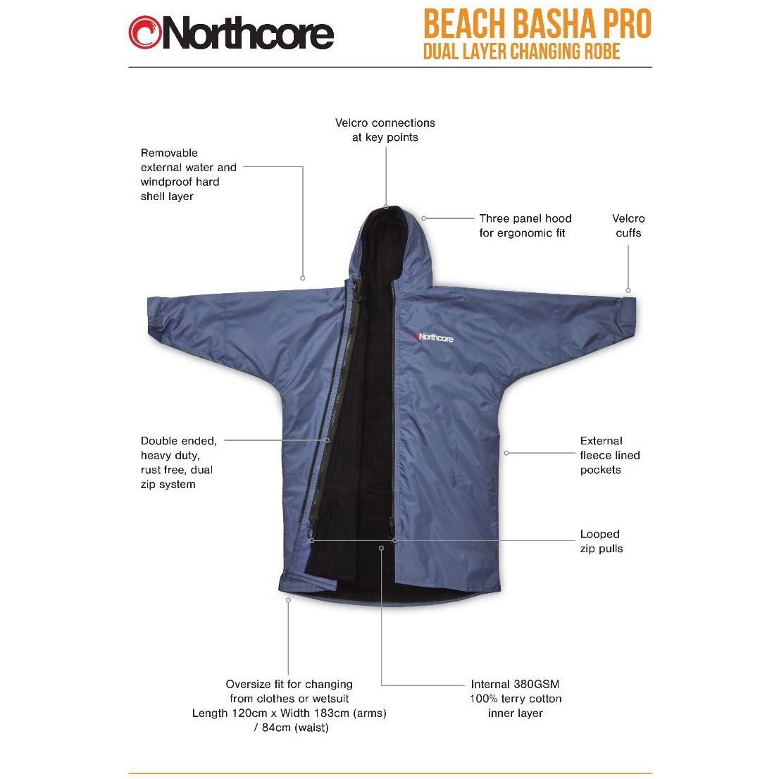 2026 Spiaggia Di Northcore Basha Pro 4 Stagioni Che Cambiano Robe Noco24j - Blu