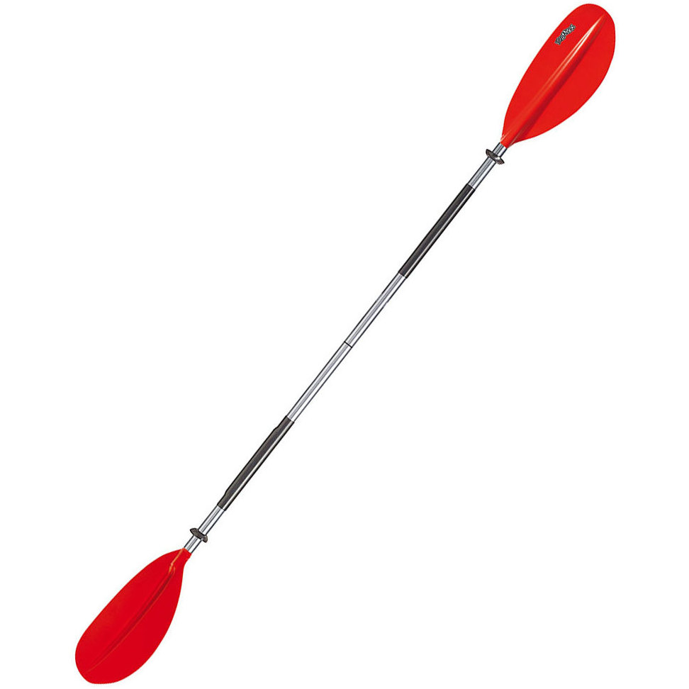 2026 Bravo KWB 220cm 2 Pezzi Alluminio Lama Curva Kayak Paddle Red 6277060N