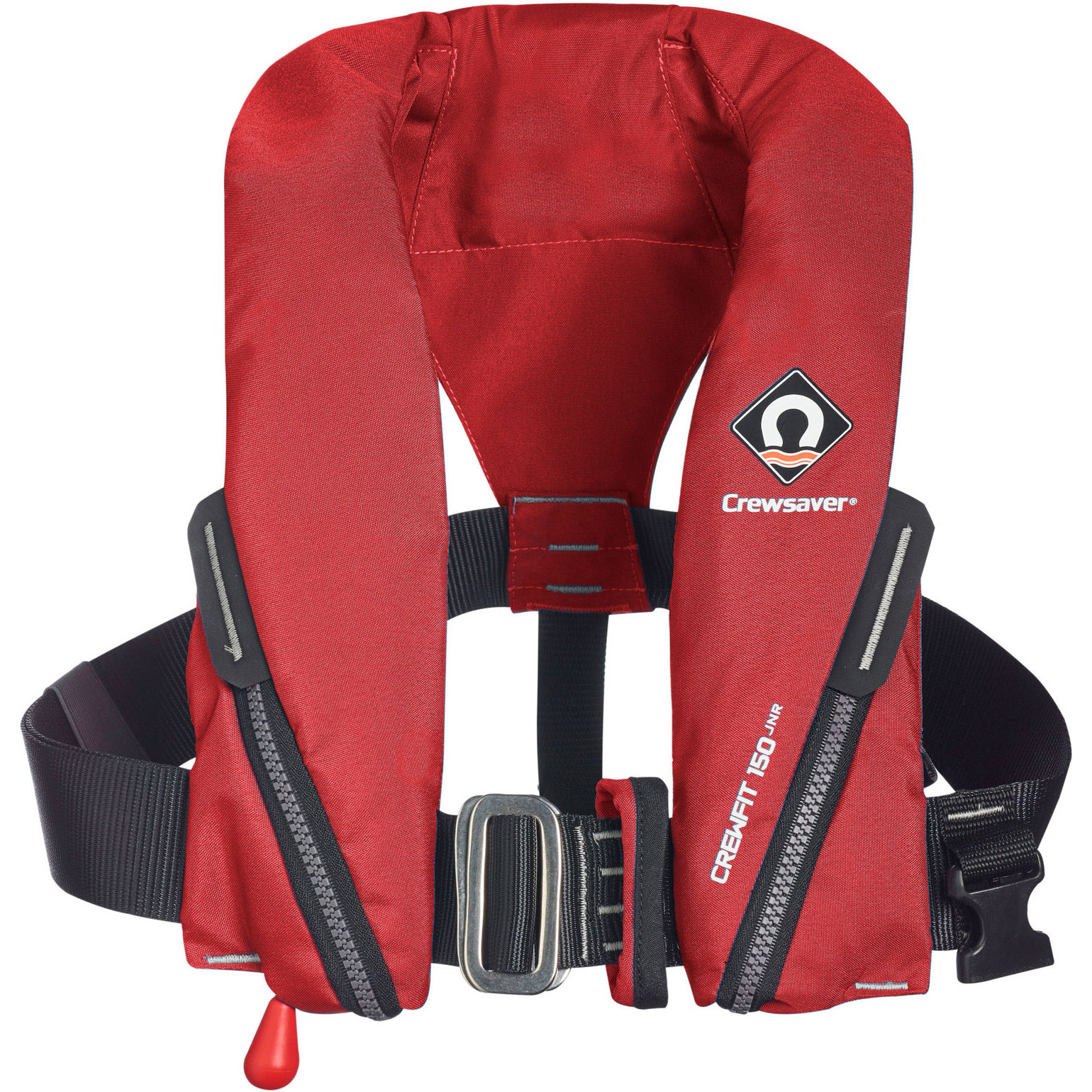 2026 Crewsaver Bambino Crewfit 150N Giubbotto Di Salvataggio Automatico Con Imbracatura 9705RA - Red