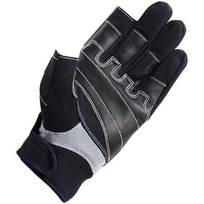 2026 Crewsaver Guanti Lunghi A Tre Dita Black 6951