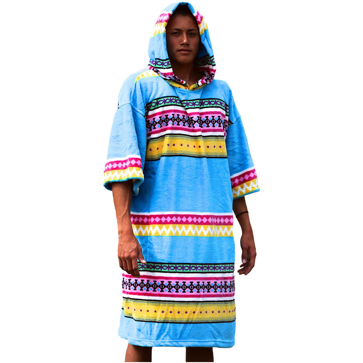 2018 TLS SURF HOODED CAMPEGGIO / PONCHO - Banda etnica