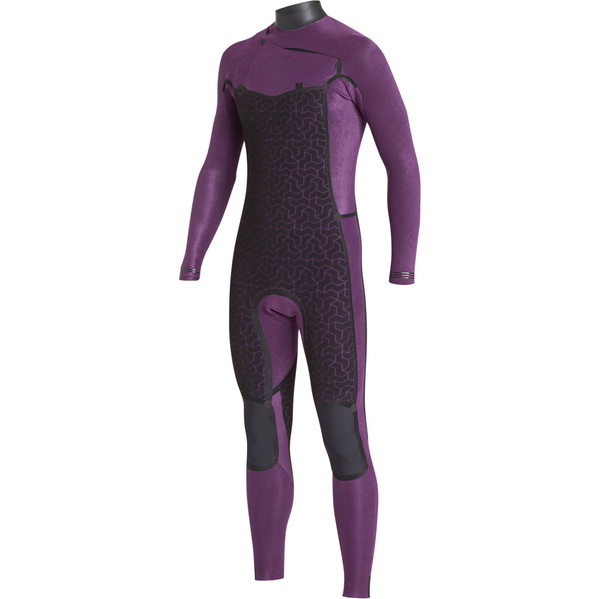 2020 Billabong Maschile Furnace Rivoluzione 5/4mm Chest Zip Muta Q45m06 Nero