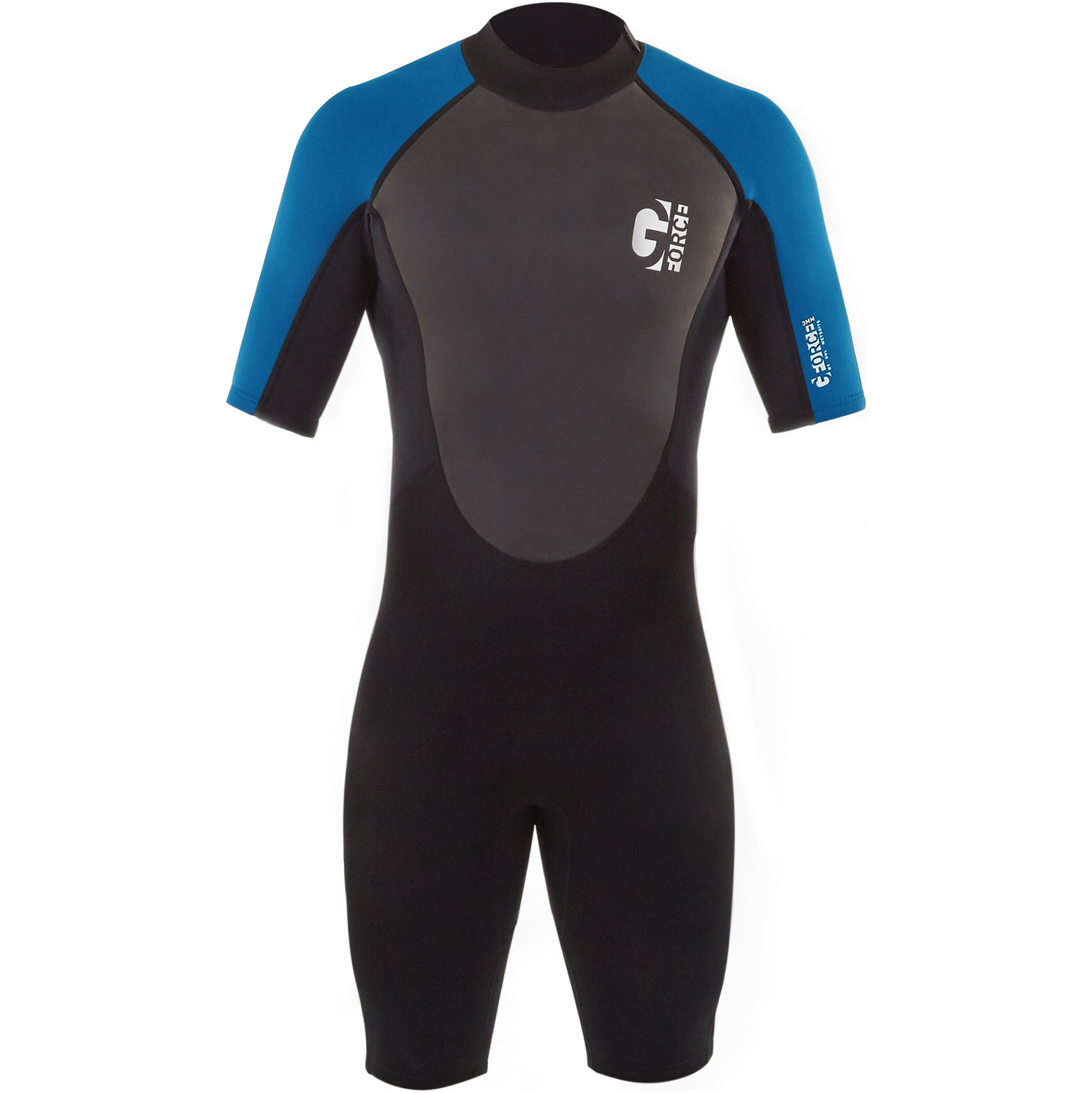 2026 Gul Bambino G-Force 3mm Back Zip Shorty Muta GF3307-B7 - Black / Zafir