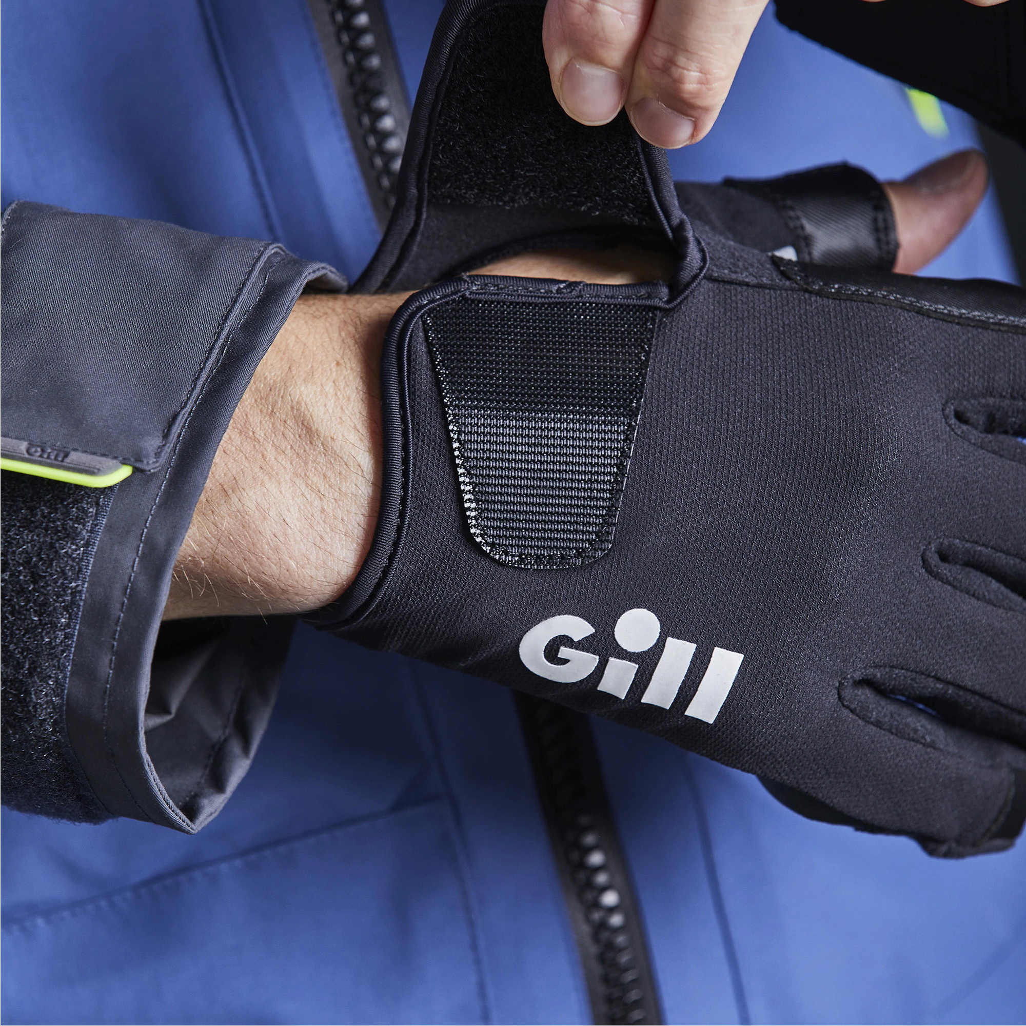Guanti Da Vela A Dita Corte E Lunghe Da Campionato Gill Double Pack - Neri