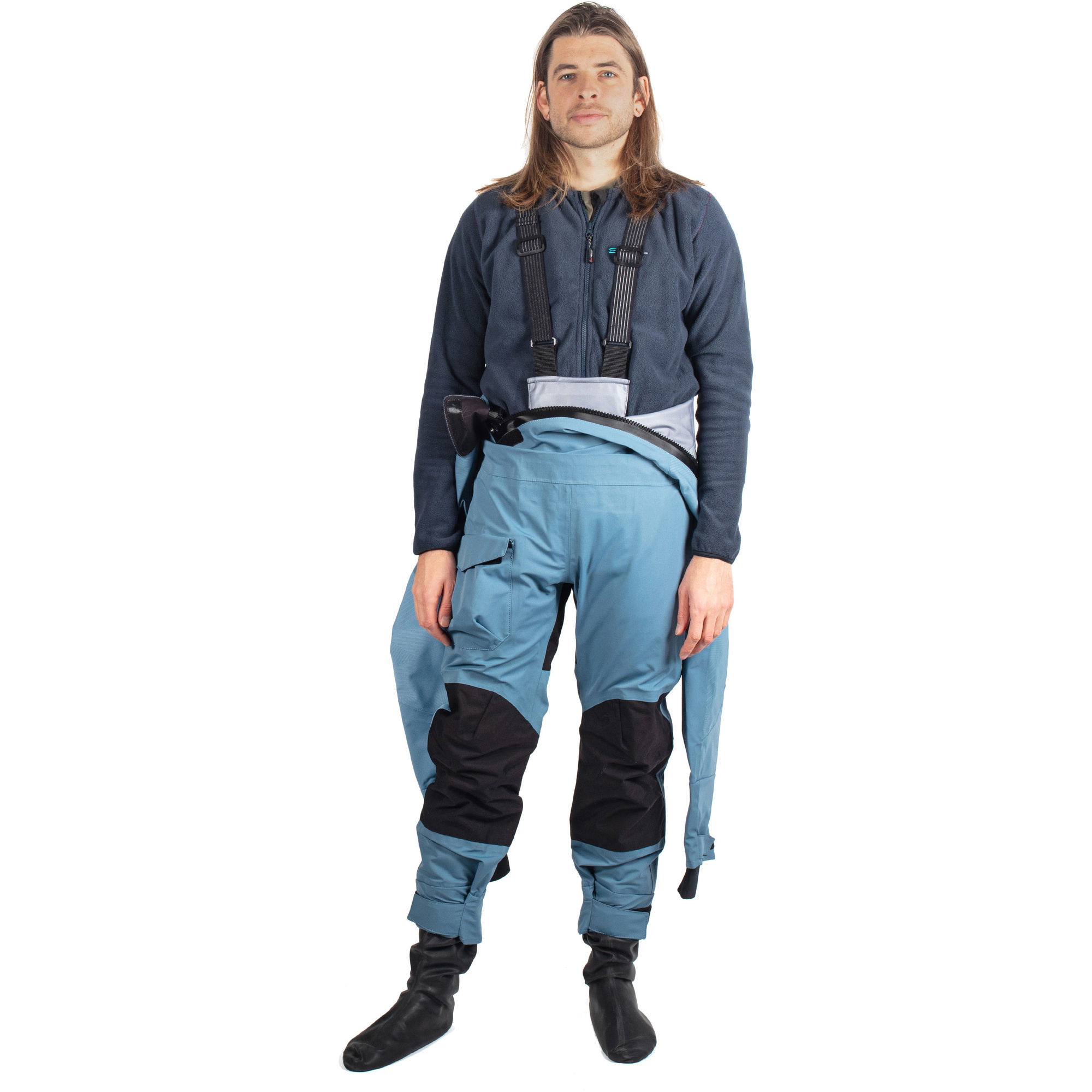 2026 Gul Da Uomo Dartmouth Eclip Zip Drysuit GM0378-B9 - Blue