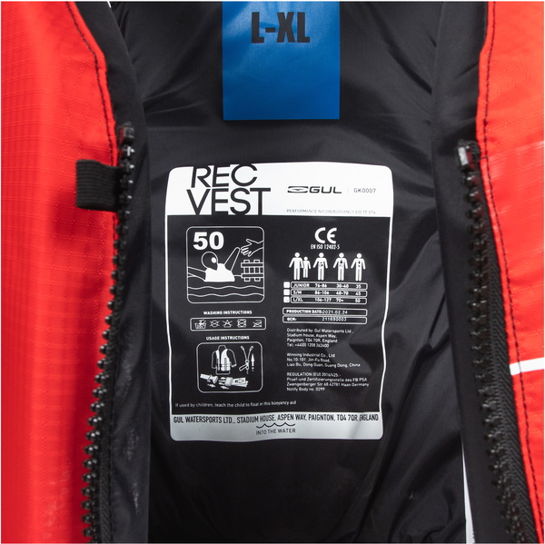 2026 Gul Bambino Gilet Da Ricreazione Aiuto Al Galleggiamento Gk0007-B7 - Red / Black