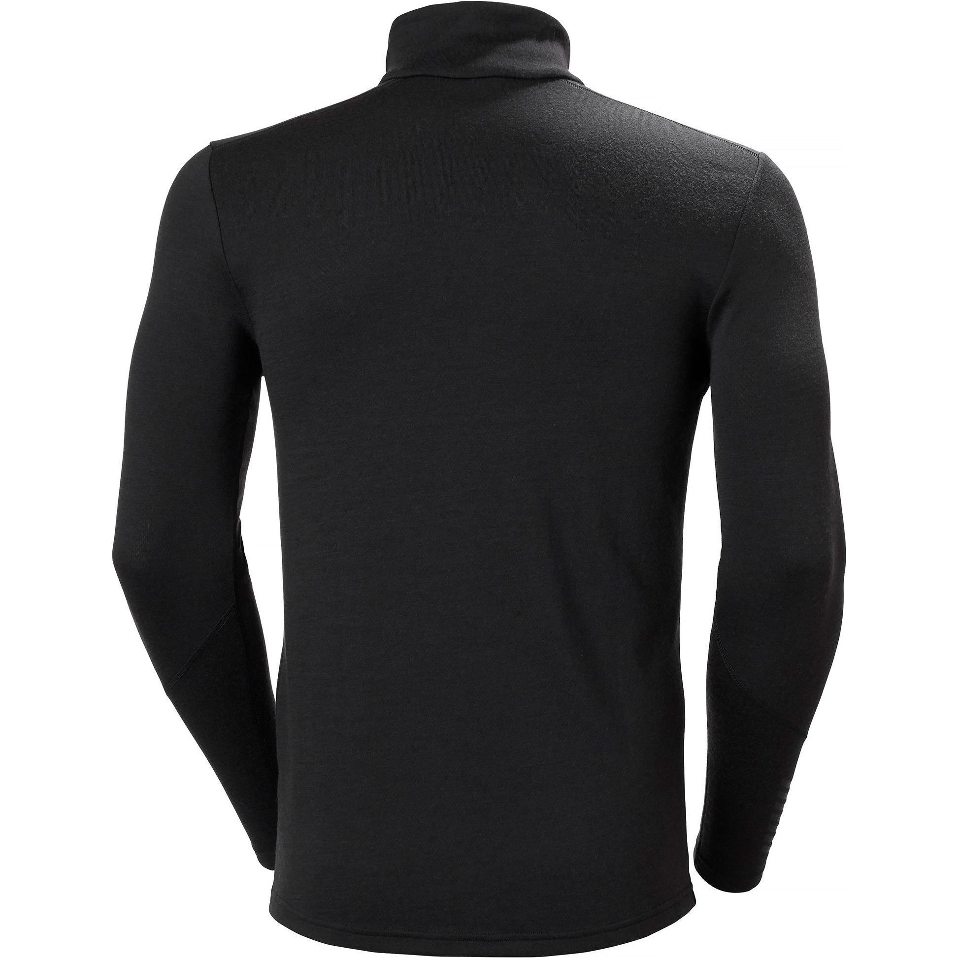 2025 Helly Hansen Da Uomo Lifa Maglia Merino Mid Weight 1/2 Zip Top 49363 - Black