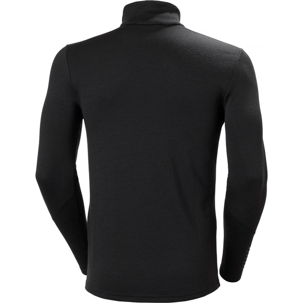2025 Helly Hansen Mens Lifa Merino Mid Weight 1/2 Zip Top 49363 - Black