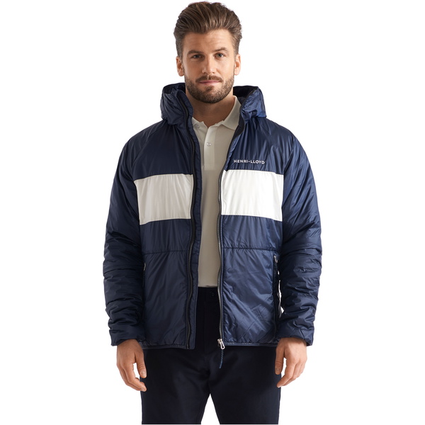 2020 Henri Lloyd Uomo In Fodera Con Cappuccio Maverick Medio Strato P201110055 - Blocco Navy