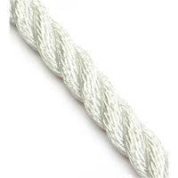 Ormeggio / Ancoraggio 3 Filone Corda Di Nylon Bianco