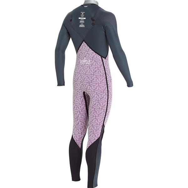 Billabong Furnace Comp Di Carbonio 5/4mm Chest Zip Muta L45m03 Stampa Nera