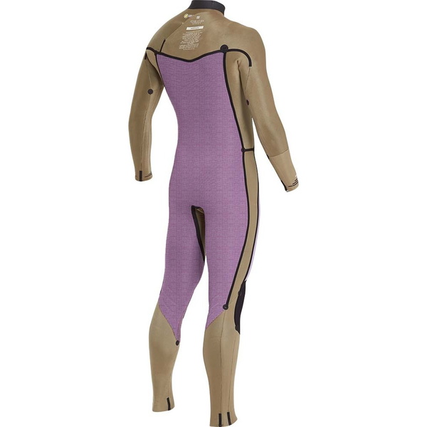 Billabong Furnace Rivoluzione 5/4mm Chest Zip Muta Ardesia L45m50