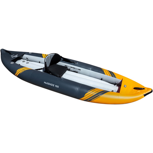2025 Aquaglide McKenzie 105 1 Persona Kayak Da Acqua Bianca AMWW1 - Navy / Arancione