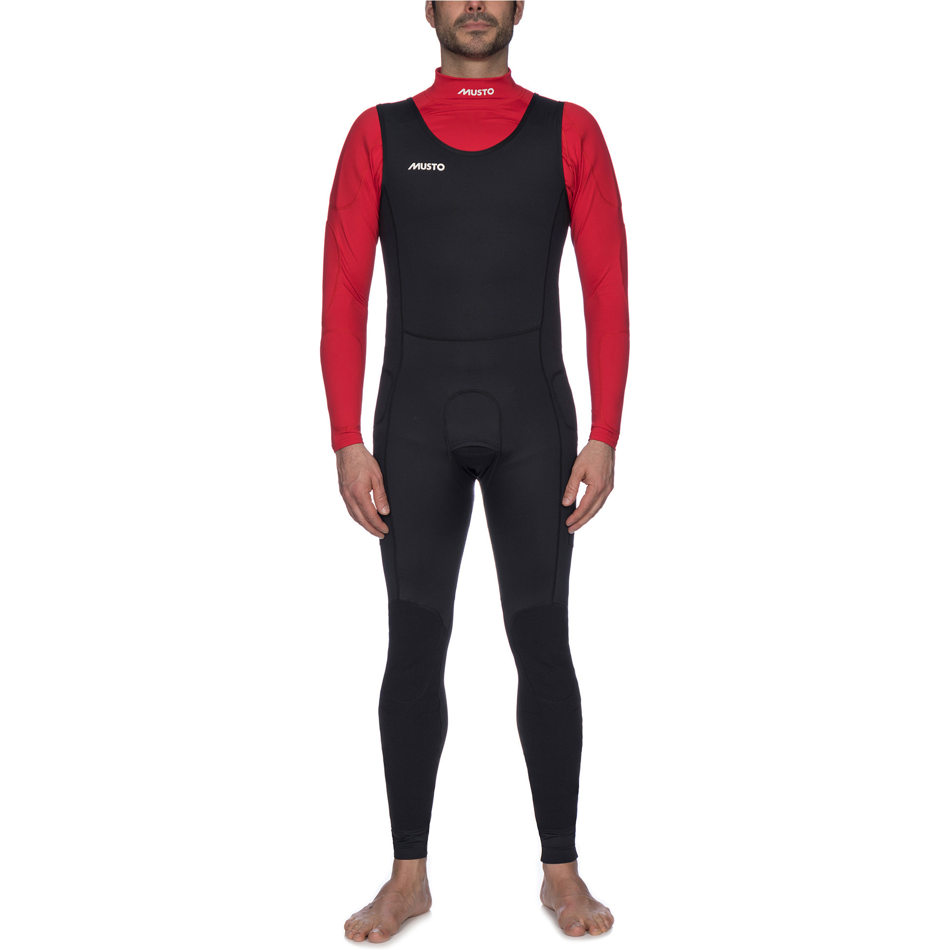 2022 Musto Da Uomo Foiling Sunblock Impact Long John Black SMTR035