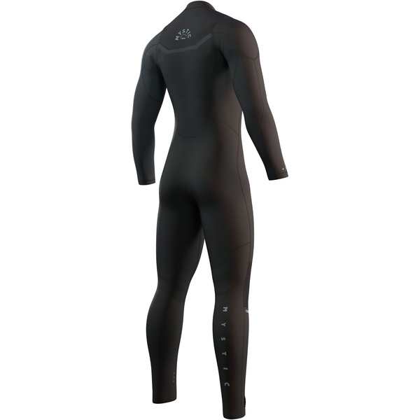 2022 Mystic Mens Marshall 4/3mm Chest Zip Wetsuit 35000.220011 - Black / Grey