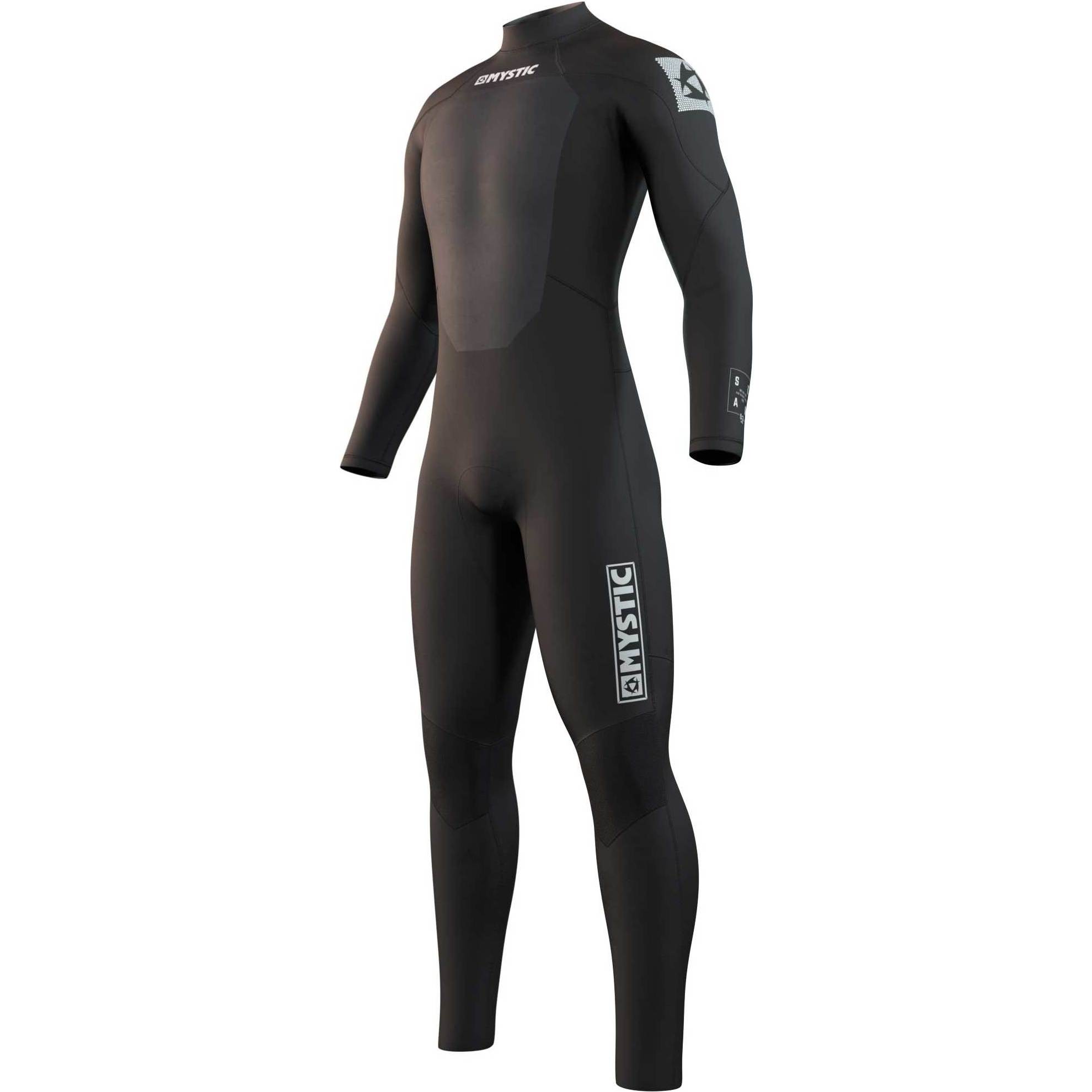Mystic Da Uomo Star 3/2mm Back Zip Muta 210311 - Black