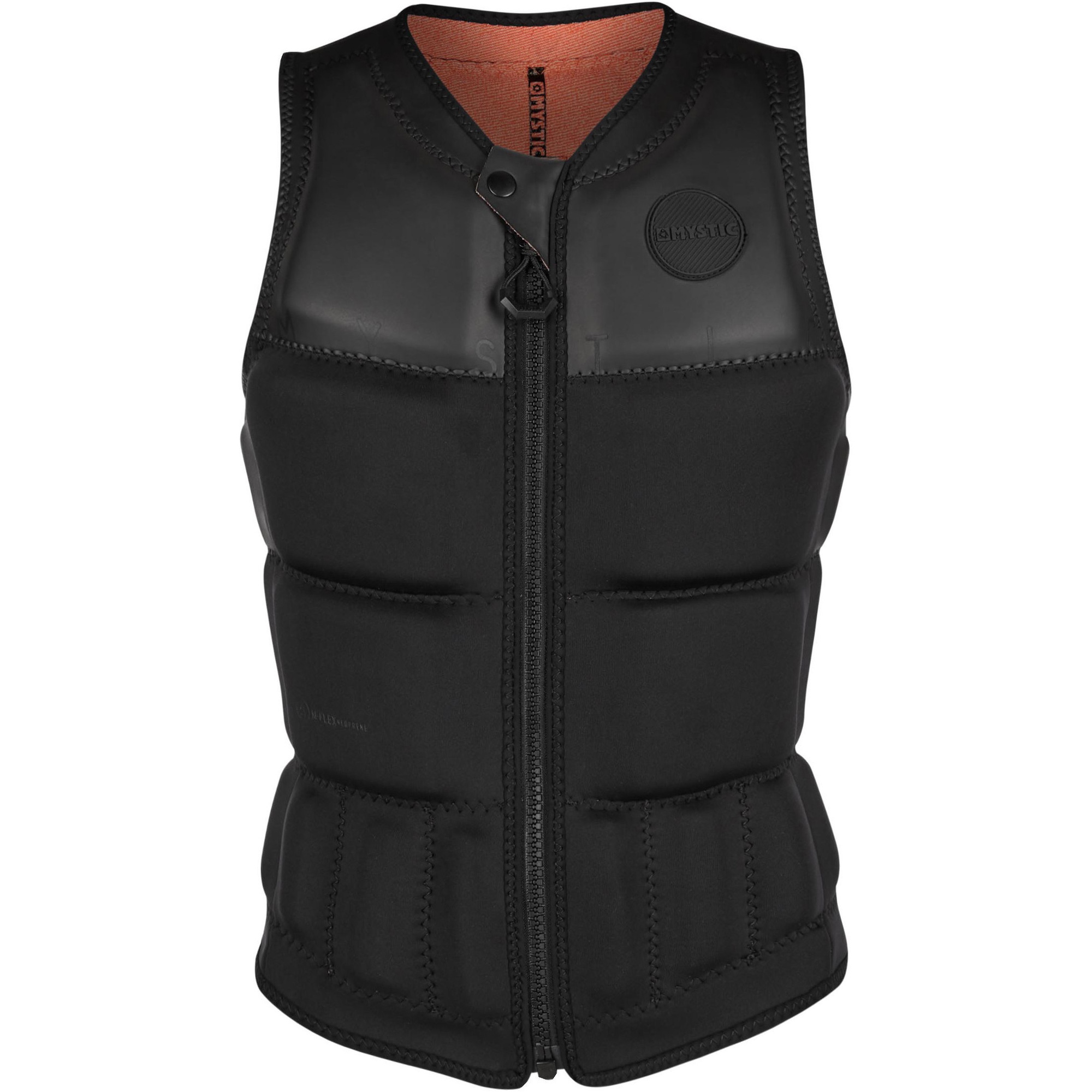 2021 Mystic Gilet Abbagliante Da Scia Front Zip Abbagliata Da Donna 200187 - Nero Allover
