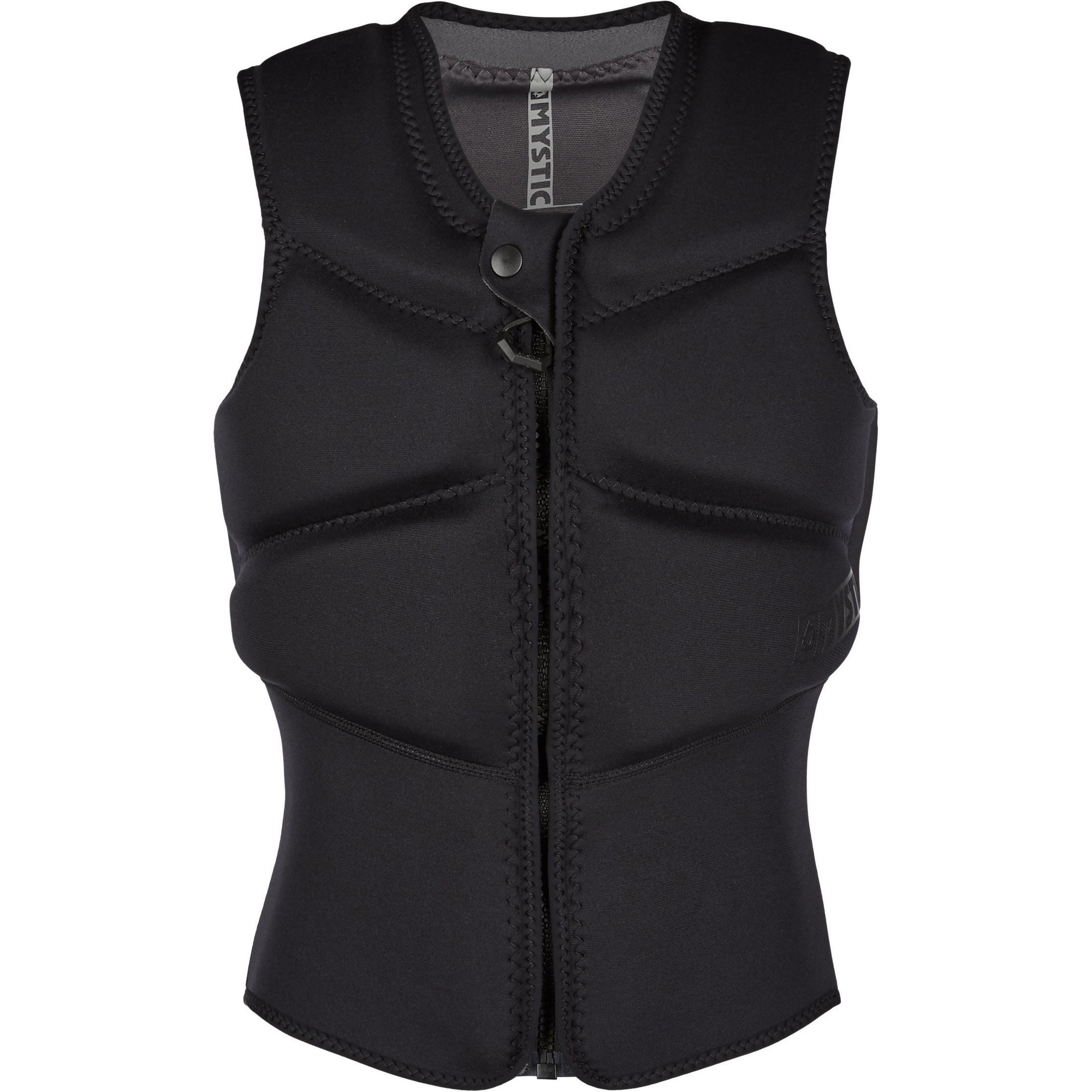 2021 Mystic Gilet Da Donna A Star Aquilone Front Zip 200112 - Nero