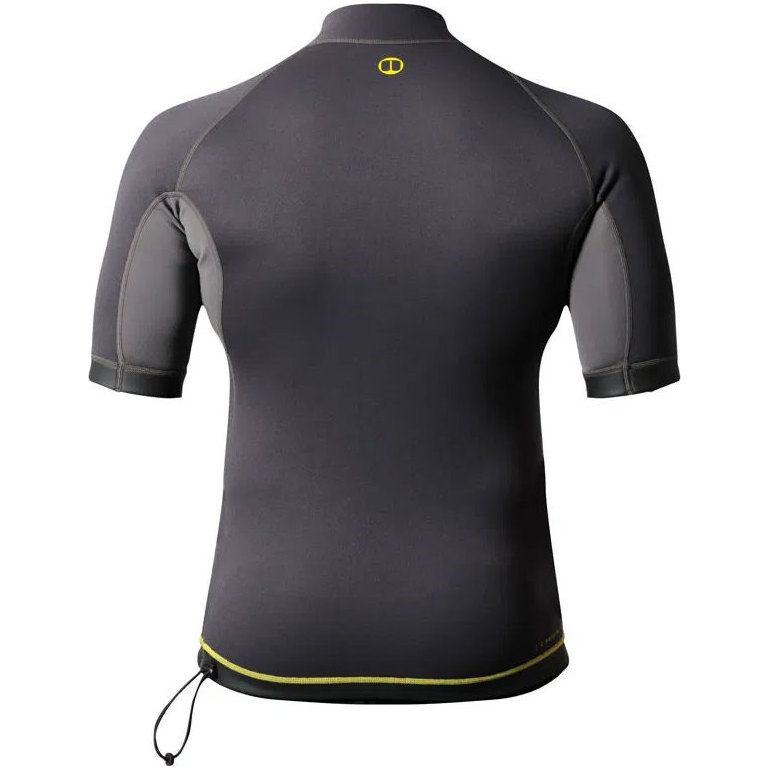 2026 Nookie 1mm Manica Corta In Neoprene Ne12 - Grigio / Giallo