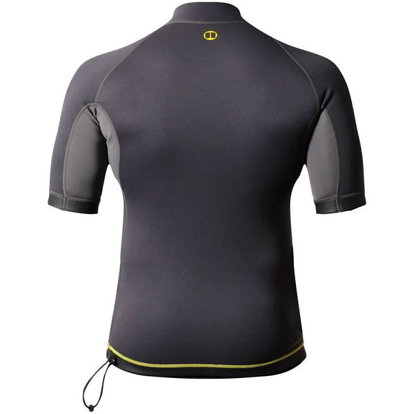 2026 Nookie 1mm Manica Corta In Neoprene Ne12 - Grigio / Giallo
