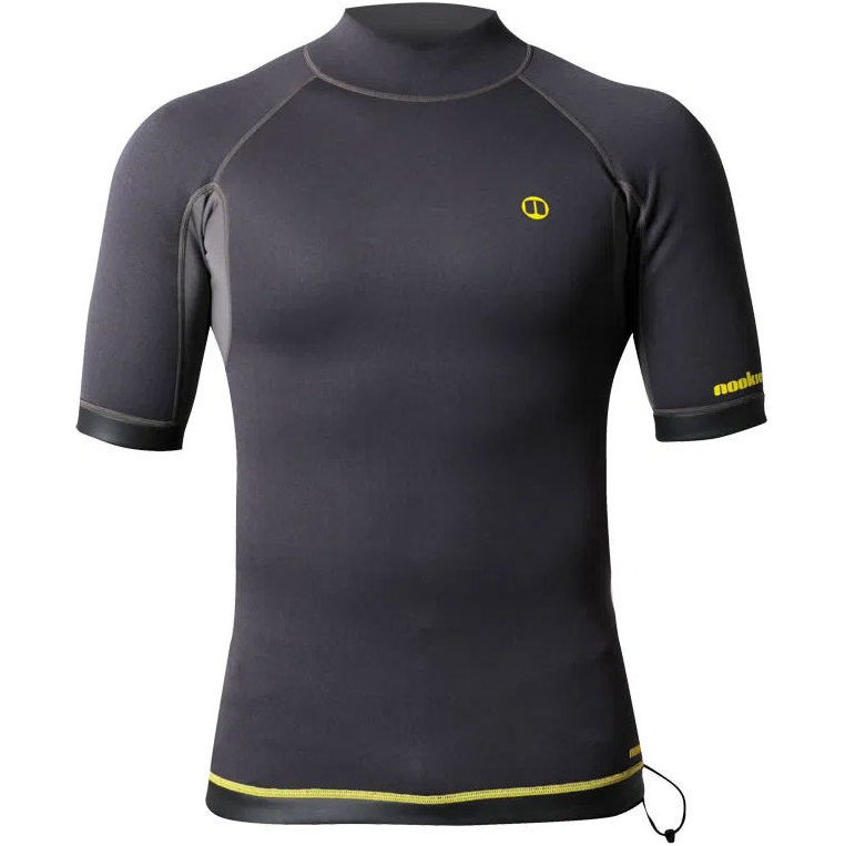 2026 Nookie 1mm Manica Corta In Neoprene Ne12 - Grigio / Giallo