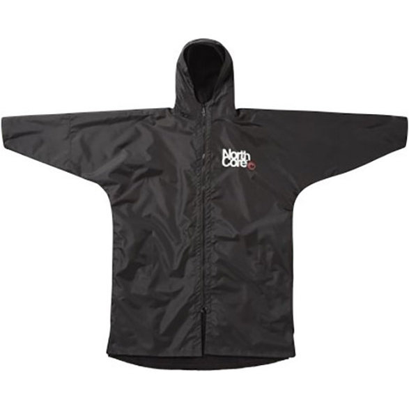 2026 Northcore Beach Basha Pro 4 Stagioni Robe / Poncho NOCO24J - Black