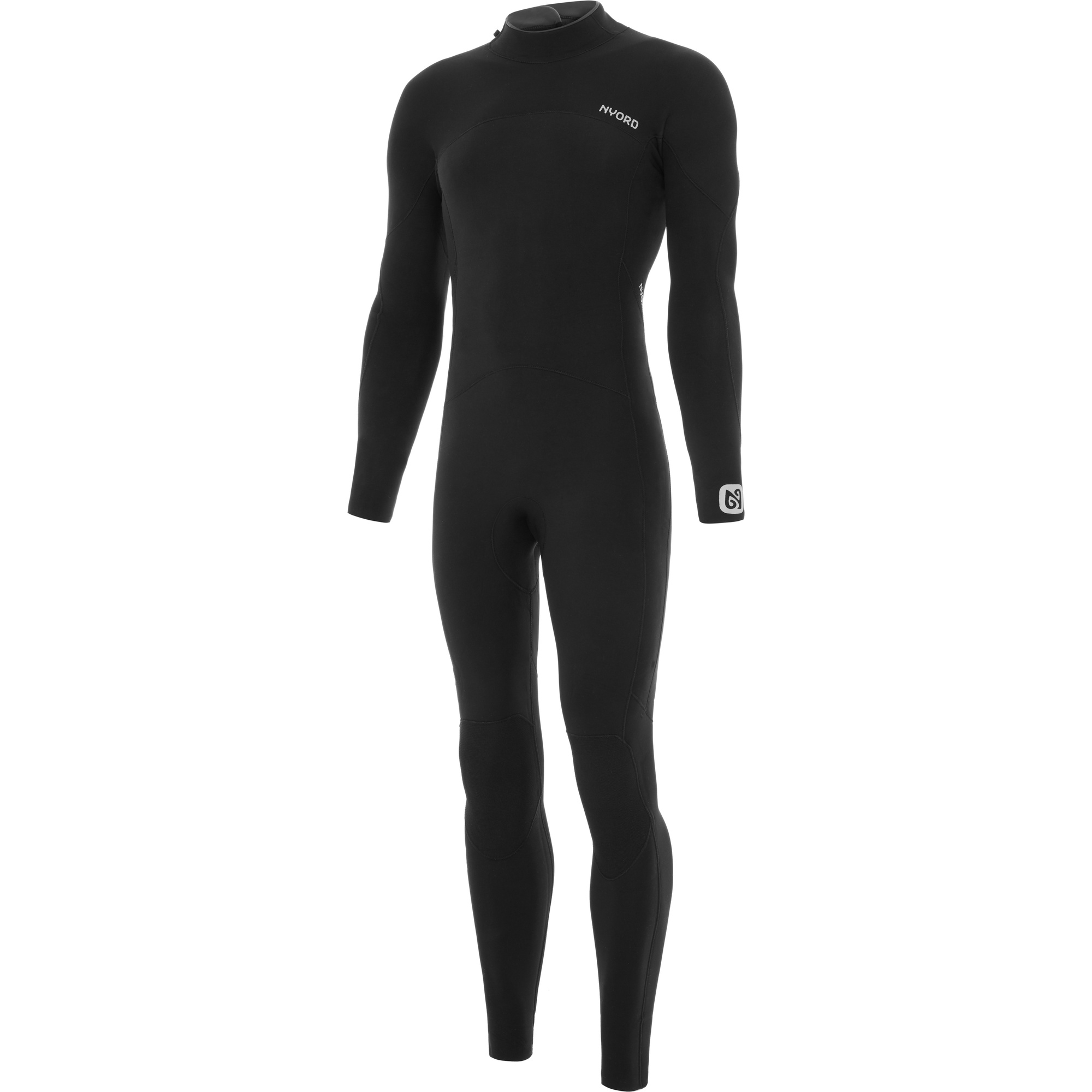 2025 Nyord Da Uomo Furno 3/2mm Back Zip Gbs Muta FBM32001 - Black