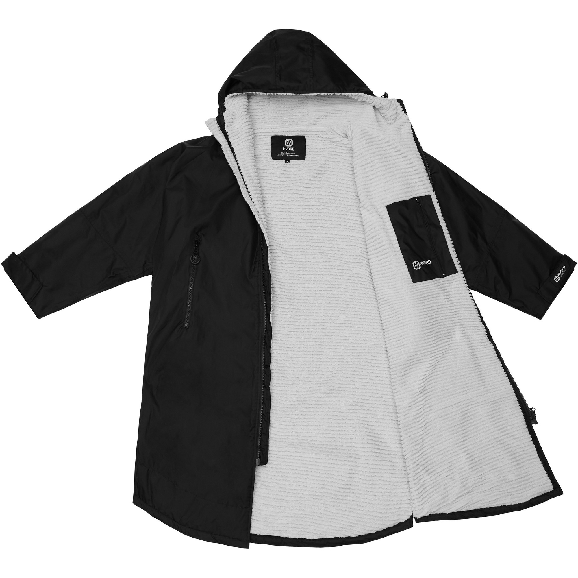 2026 Nyord Primaloft Outdoor Changing Robe ACC0005 - Black / Grey