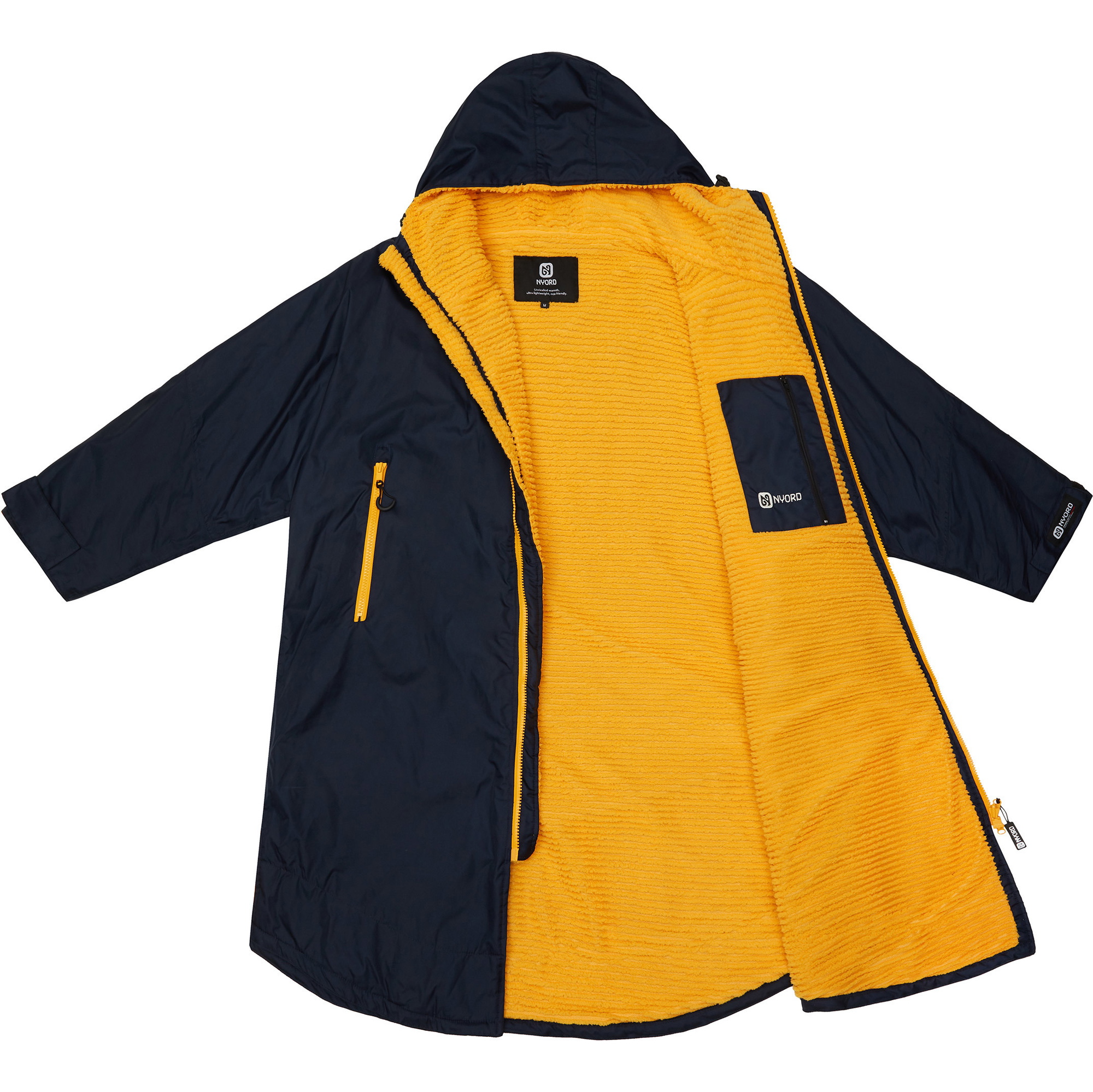 2024 Nyord Accappatoio Da Esterno Primaloft® Acc0005 - Navy / Giallo