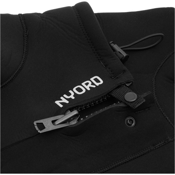 2025 Nyord Da Donna Furno Warmth 5/4mm Chest Zip Muta FWW54001 - Black