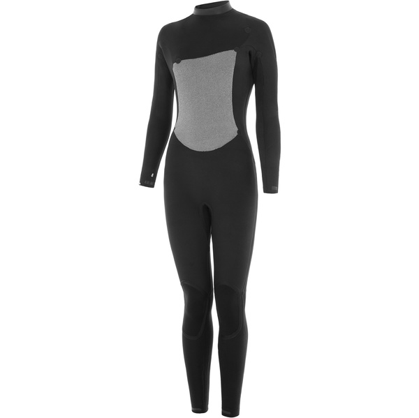 2025 Nyord Da Donna Furno Warmth 5/4mm Chest Zip Muta FWW54001 - Black