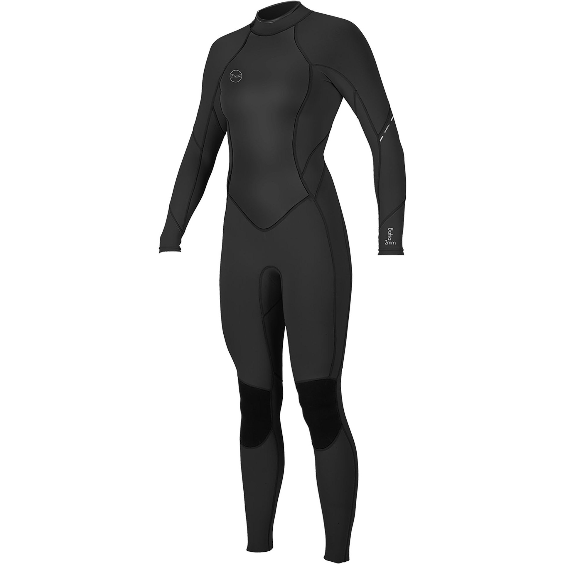 2026 O'Neill Da Donna Bahia 3/2mm Back Zip Muta 5292 - Black