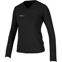 O'neill Maglia Da Sole Hybrid Da Donna Scollo Av Manica Lunga Nero