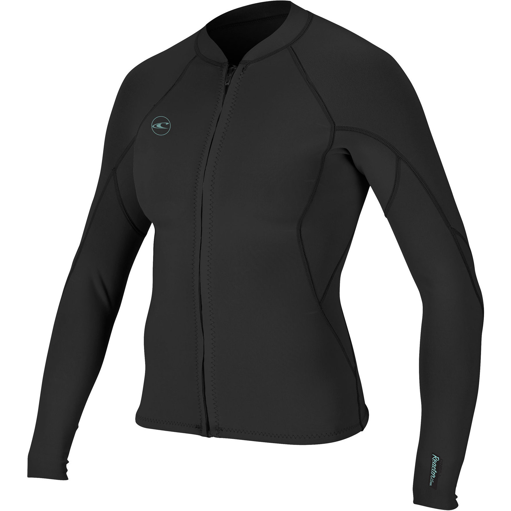 2026 O'neill Donne Reactor Ii 1.5mm Front Zip Giacca In Neoprene 5294 - Nero