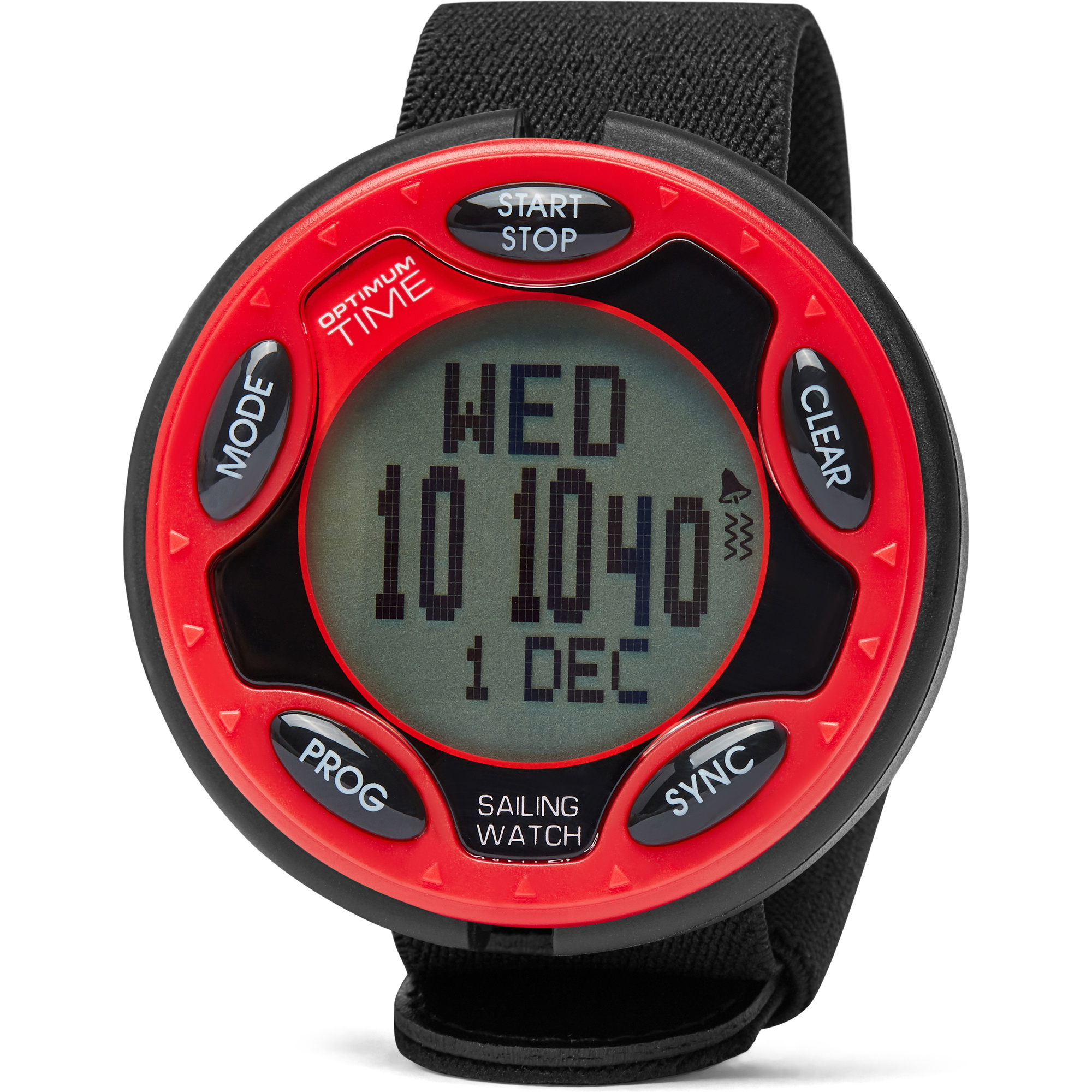 2026 Optimum Time Series 14 Orologio A Vela Ricaricabile Os145 - Rosso