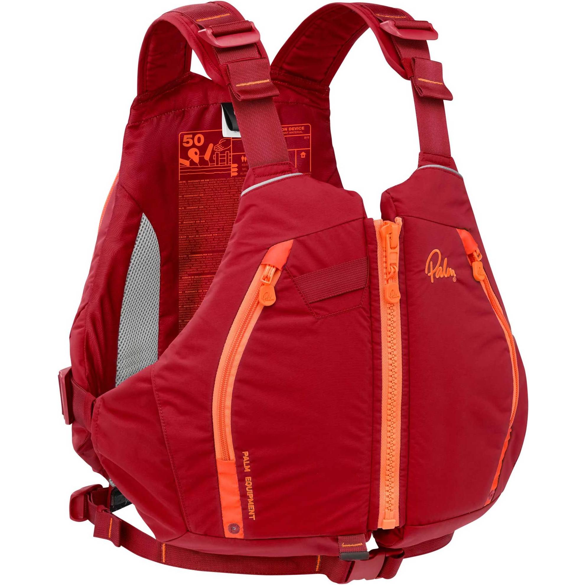 2026 Palm Peyto Touring Kayak Pfd 12639 - Chili