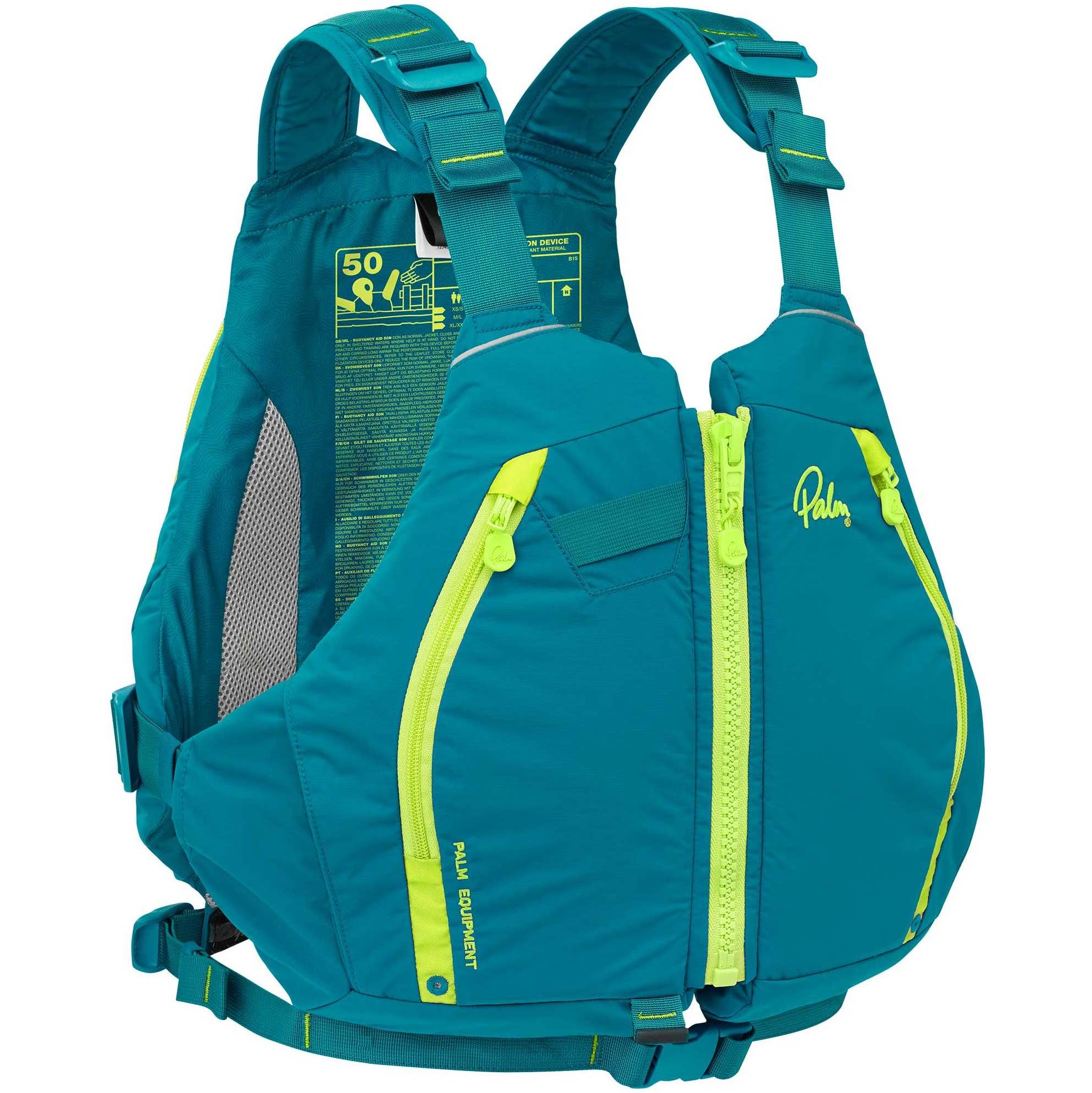 2026 Palm Peyto Touring Kayak Pfd 12639 - Verde Acqua