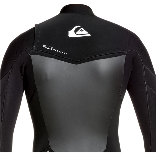 2021 Quiksilver Degli Uomini Syncro 3/2mm Chest Zip Muta Nera / Bianca Eqyw10308