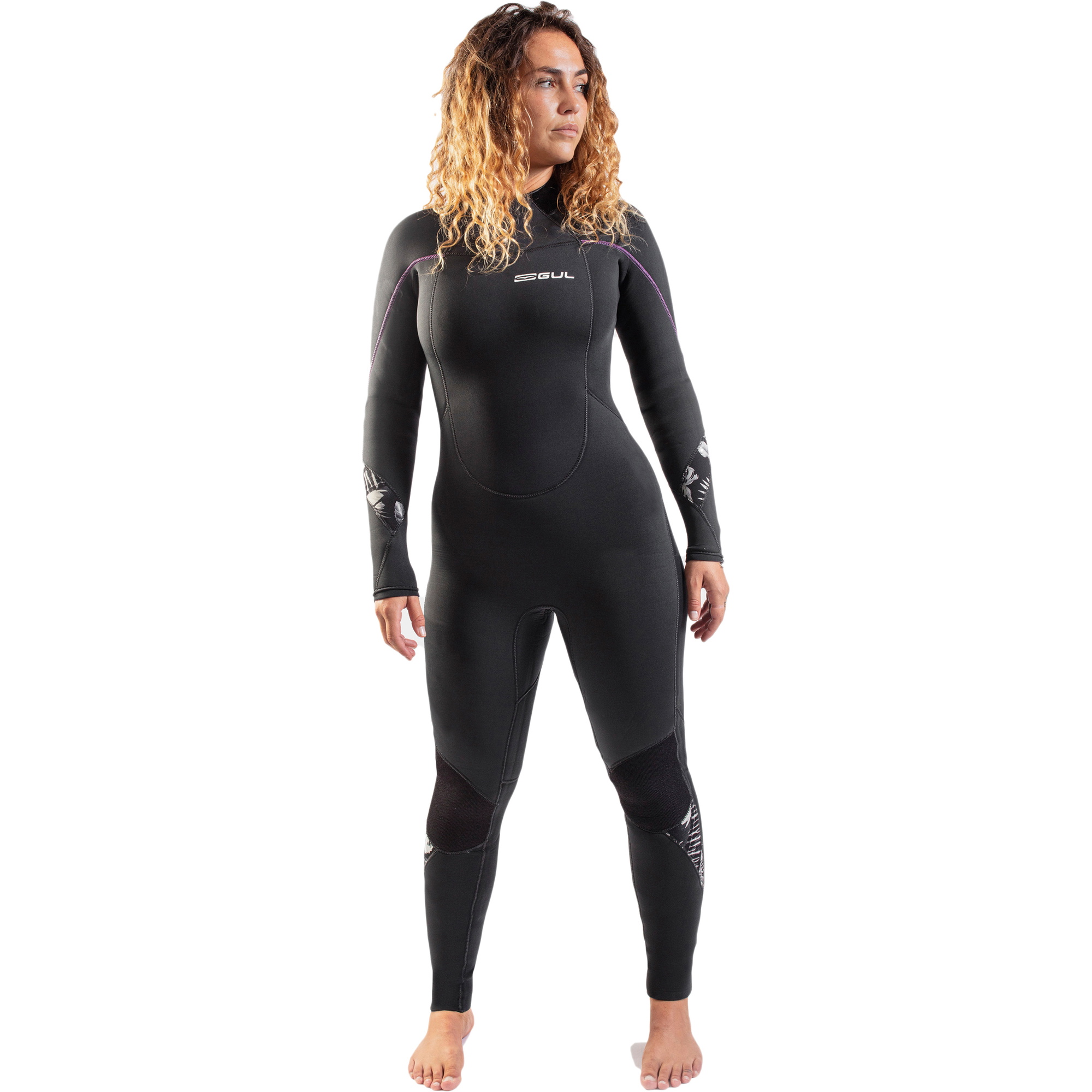 2021 Gul Da Donna Response 5/3mm Back Zip Gbs Muta RE1229-B9 - Jet Grey / Black