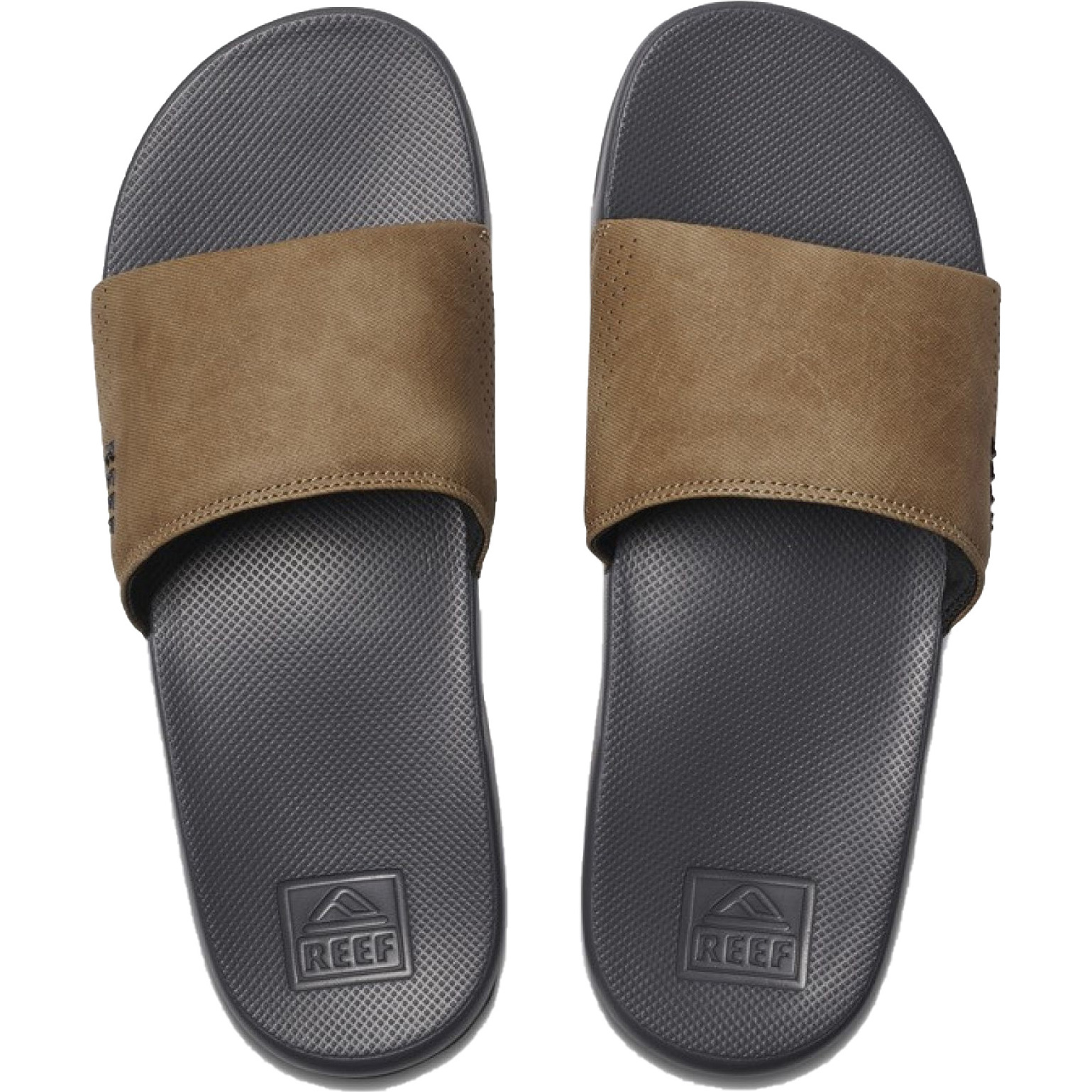 2025 Reef Da Uomo One Sliders RF0A3OND - Grey / Tan