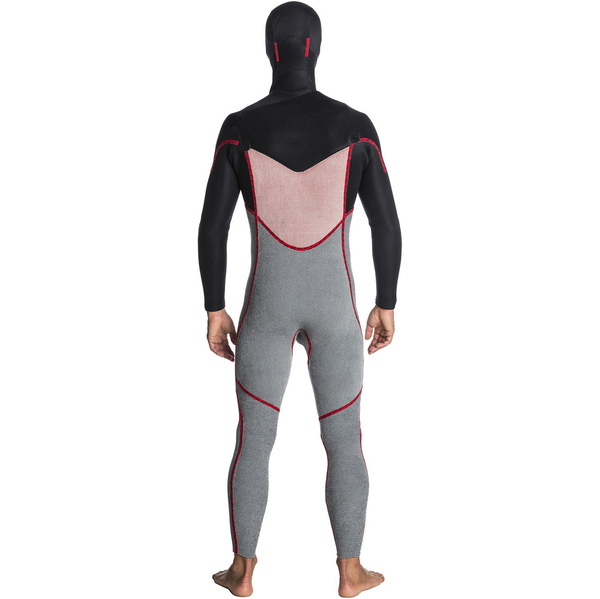 2019 Rip Curl Dawn Patrol 5/4mm Hooded Chest Zip Wetsuit BLACK WSM7SM