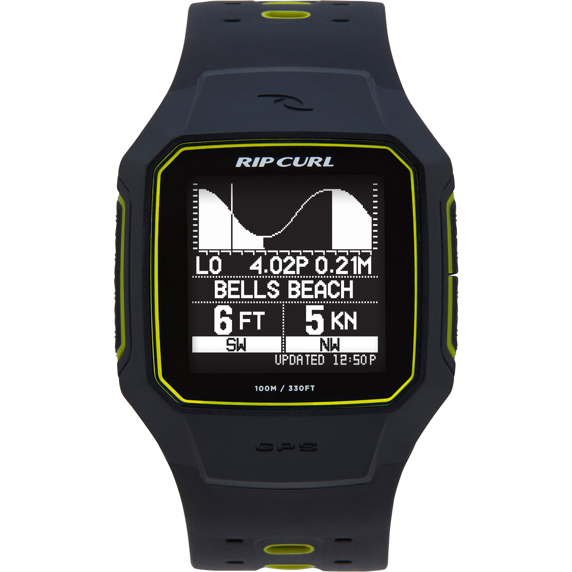 2020 Rip Curl Search Gps Series 2 Smart Surf Watch Giallo A1144