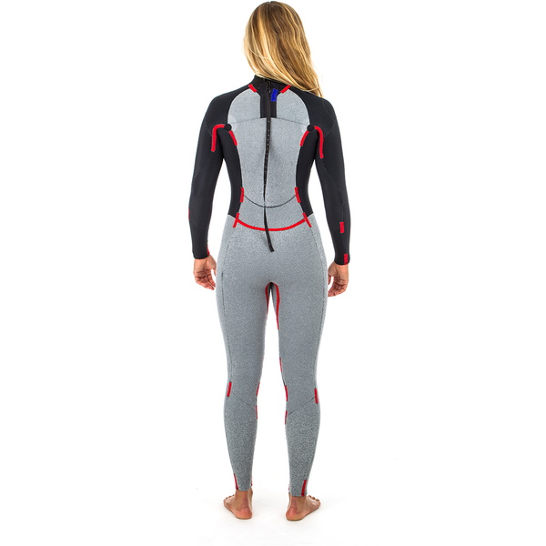 2019 Muta Da Donna Rip Curl Dawn Patrol 3/2mm Gbs Back Zip Nero / Bianco Wsm8gs
