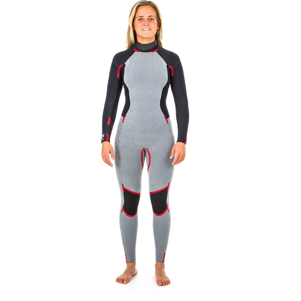2019 Muta Da Donna Rip Curl Dawn Patrol 3/2mm Gbs Back Zip Nero / Bianco Wsm8gs
