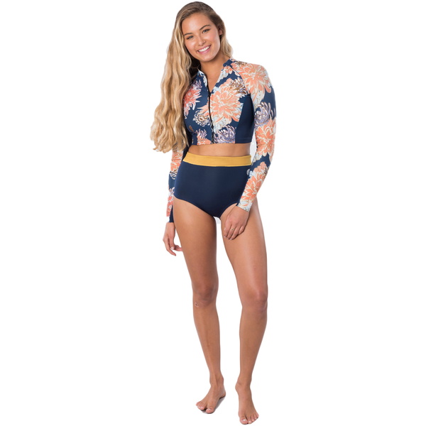 2021 Rip Curl Womens Searchers High Waisted 1mm Neoprene Shorts WSH9CW - Navy