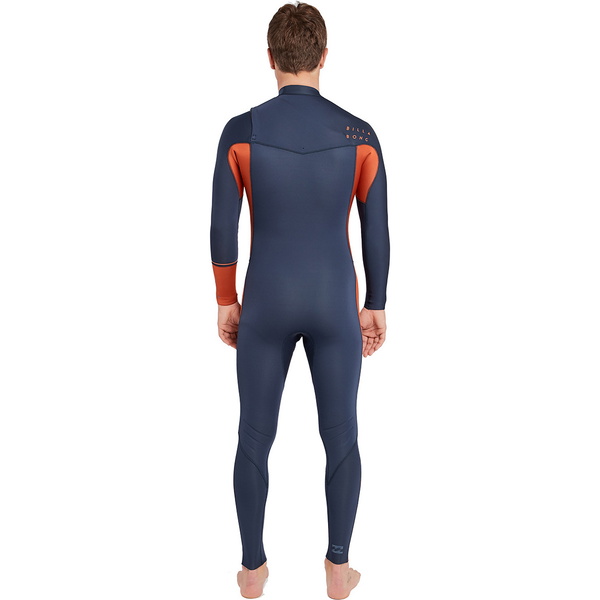 Billabong Furnace Rivoluzione 5/4mm Chest Zip Muta Ardesia L45m50