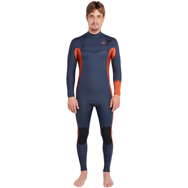 Billabong Furnace Rivoluzione 5/4mm Chest Zip Muta Ardesia L45m50