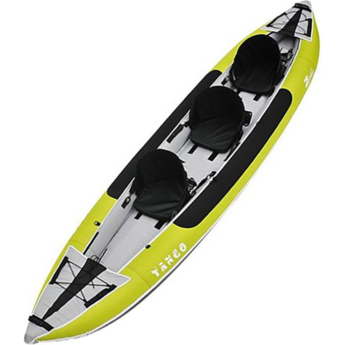 2026 Z-pro Tango 3 Posti Kayak Gonfiabile Ta300 Verde - Solo Kayak